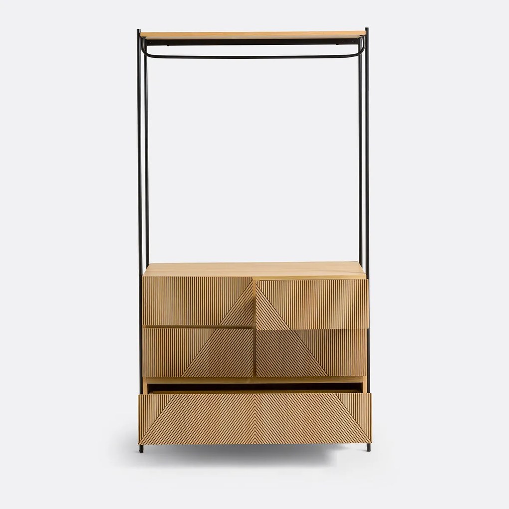 Dressing module, hanggedeelte + 5 lades, Lodge