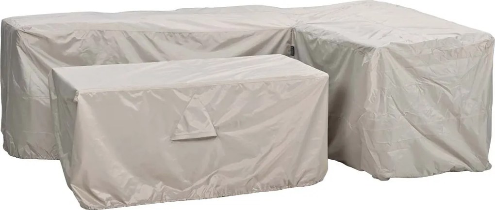 Garden Impressions Lounge dining beschermhoes R 270x210xH85/90 en 165x95xH70 taupe