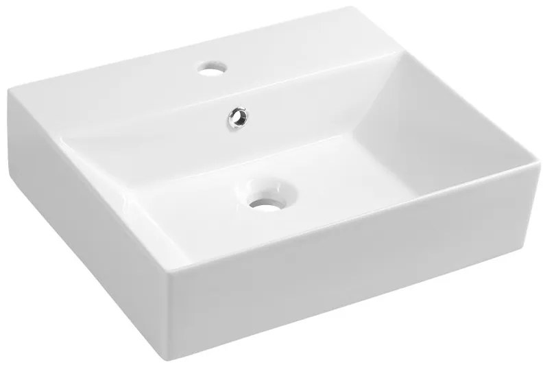 Isvea Sistema keramische wastafel 50x42cm wit