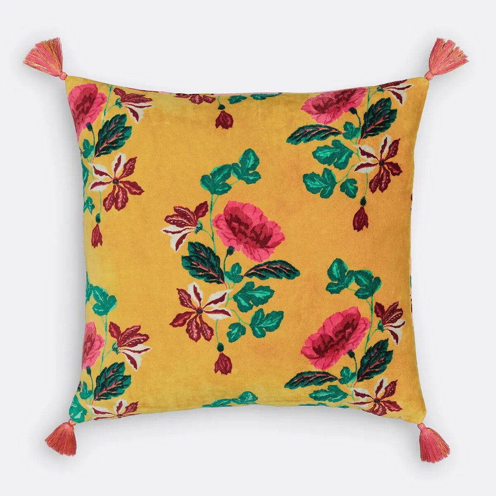 Kussenhoes in fluweel 45x45 cm, Ingrid