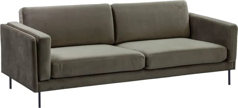 2,5 zitsbank - Bossa - velours Juke taupe 12