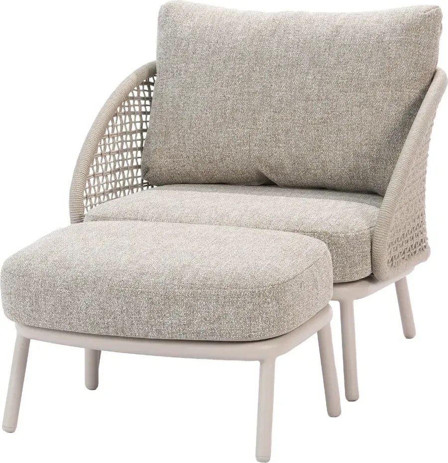 Taste by 4 Seasons Wave loungeset Linen Loungeset   beige weerbestendig