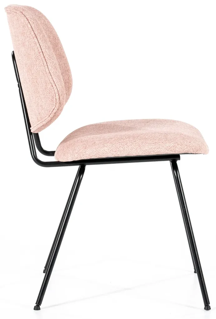 Eleonora Lynn Moderne Eetkamerstoel Roze