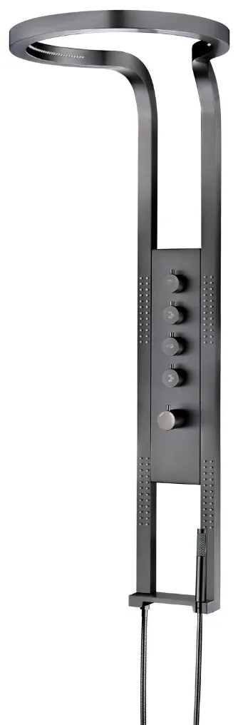 Best Design Moya Future thermostatisch douchepaneel gunmetal
