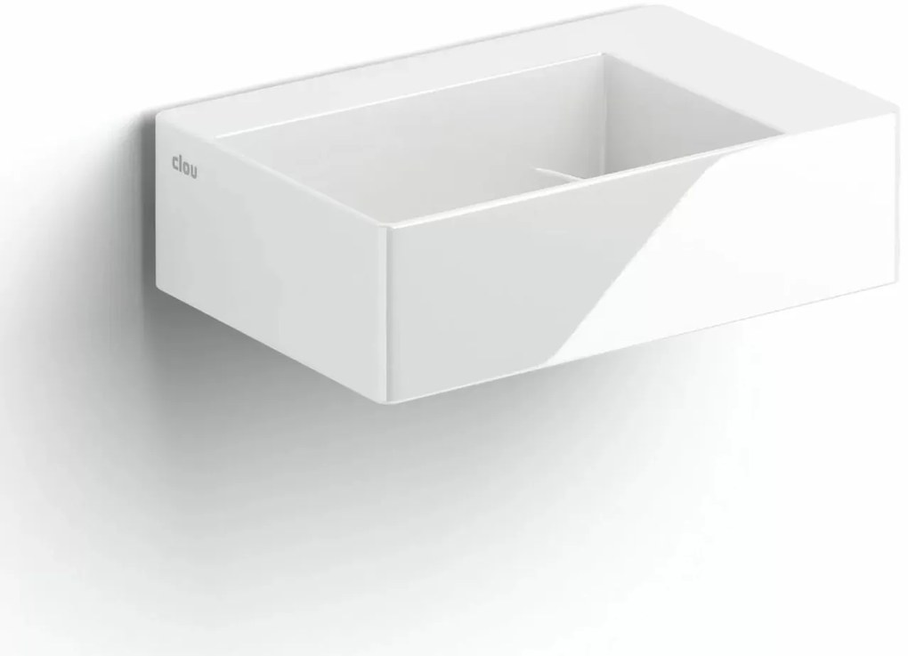 Clou New Flush 2 keramische fontein 36cm zonder kraangat wit glans