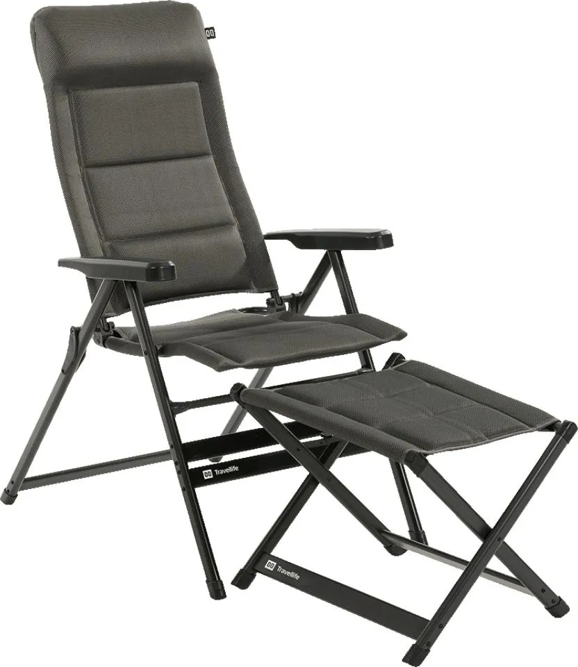 Travellife Barletta stoel comfort XL - donkergrijs