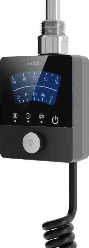 Mexen FA-BG8 elektrische verwarmer 600 W, zwart - W957-0600-70