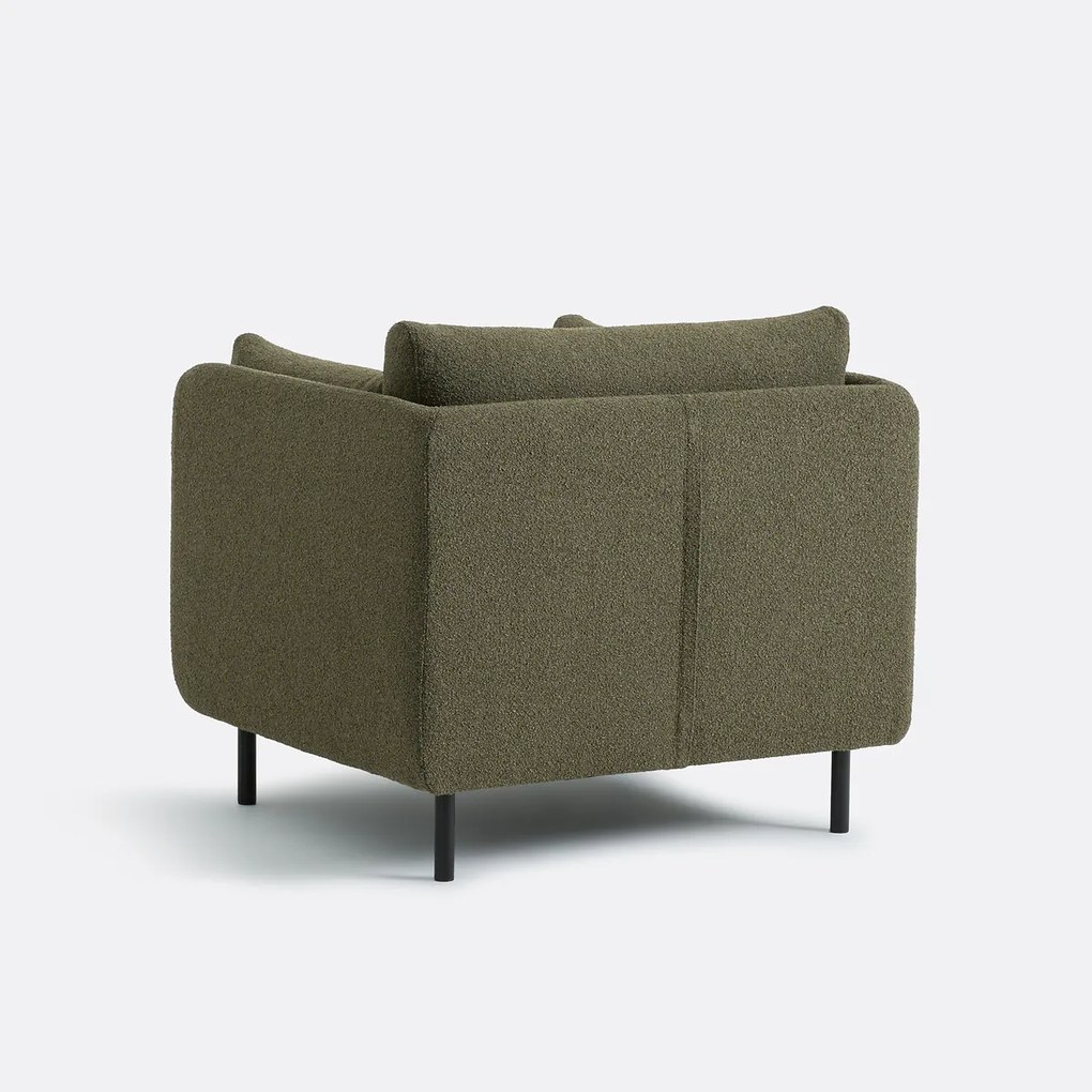 Fauteuil, fijne badstof, Victor