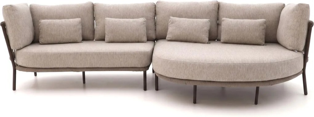 Chaise longue loungeset SUNS | 4 personen | Loungeset Beige | Aluminium | Kees Smit Tuinmeubelen