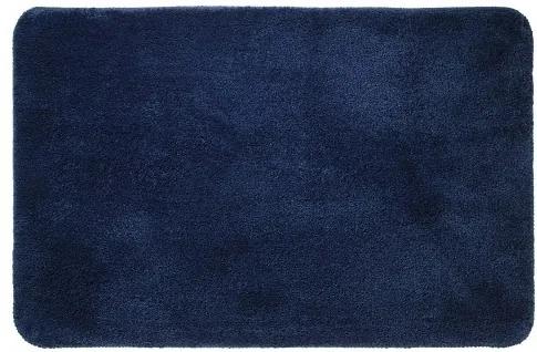 Badmat Antislip Sealskin Angora Polyester Blauw 60x90cm