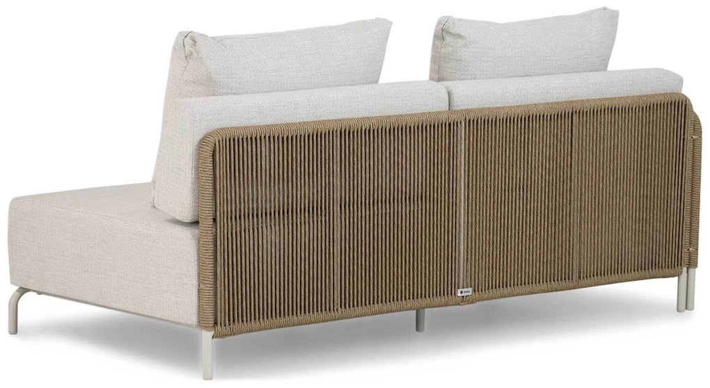 Hoek loungeset 6 personen Aluminium/rope Taupe Coco Colorado