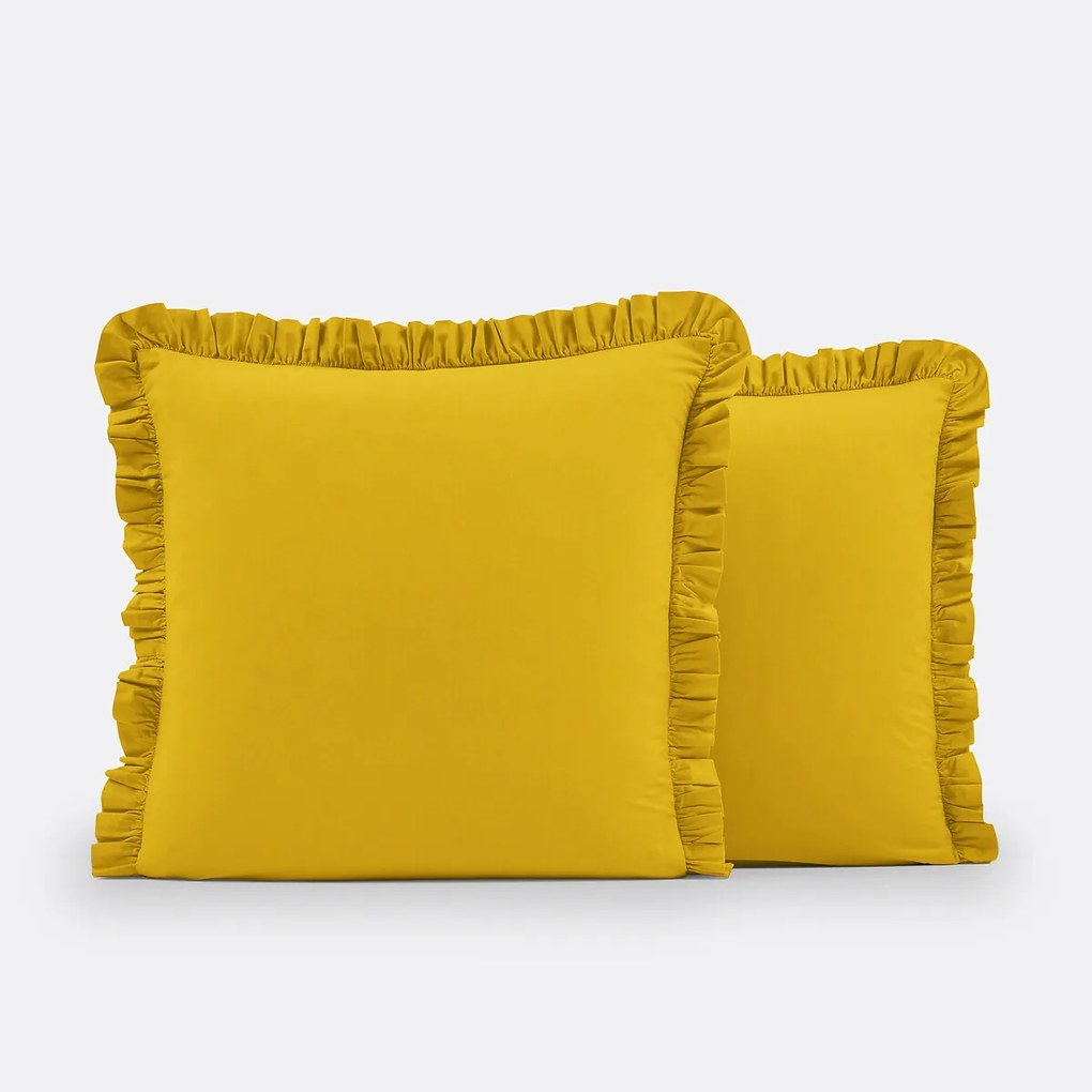 Kussensloop met volant in gewassen katoen, Scenario