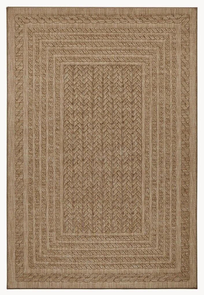 In- & outdoor vloerkleed Limonero in jute look