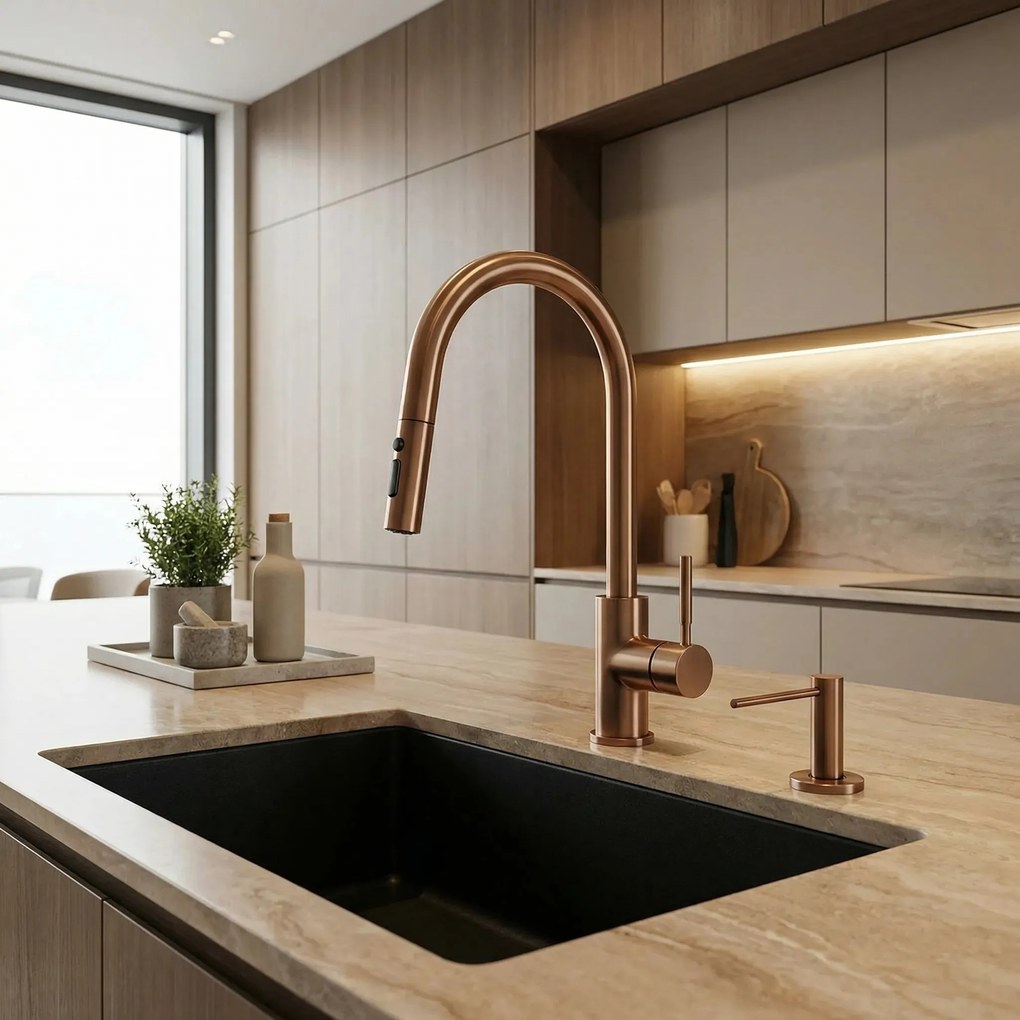 Rea vloeistofdispenser DEX Brush Copper