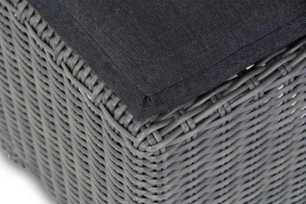 Stoel en Bank Loungeset 5 personen Wicker Grijs Garden Collections Toronto/Brighton