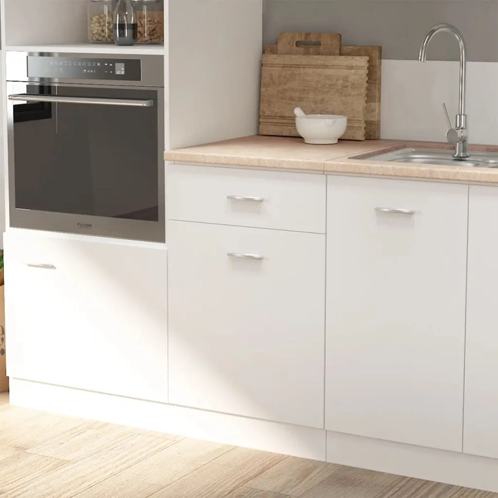vidaXL Aanrechtblad 50x60x2,8 cm spaanplaat beige met marmertextuur