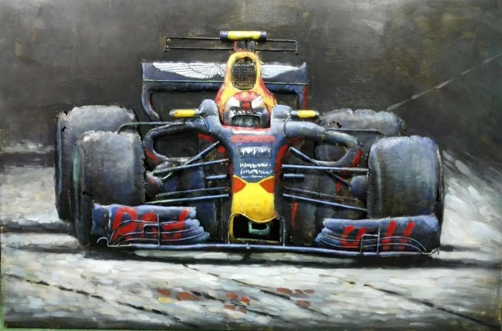 Schilderij - Metaalschilderij - Red Bull Racing