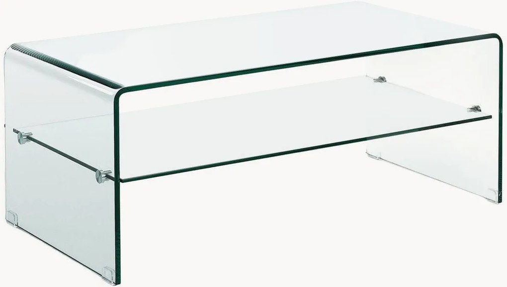 Glazen bijzettafel Evo
