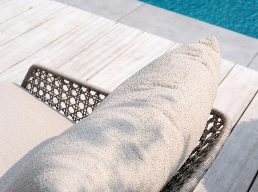 4 Seasons Outdoor Moretti 3-zits loungebank terre SALE Loungebank bruin weerbestendig