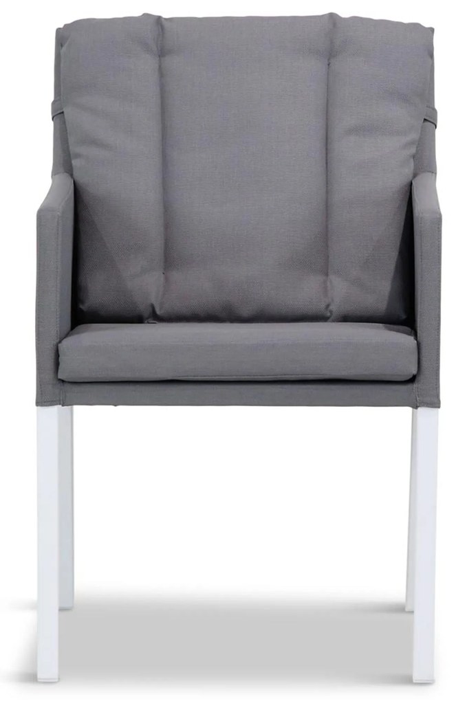 Tuinset 6 personen 240 cm Outdoor textiel Wit Lifestyle Garden Furniture Parma/Talai