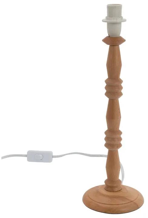 Lampvoet hout - 38 cm