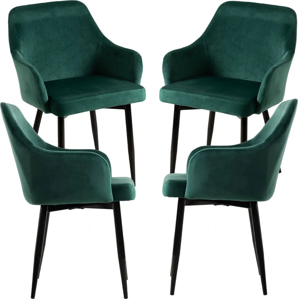 Pack 4 Sillas Puan Terciopelo