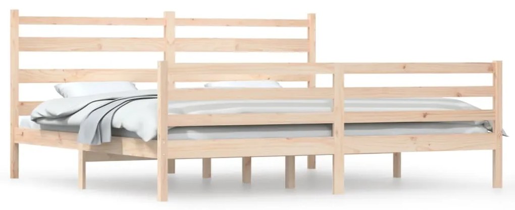 vidaXL Bedframe massief grenenhout 200x200 cm