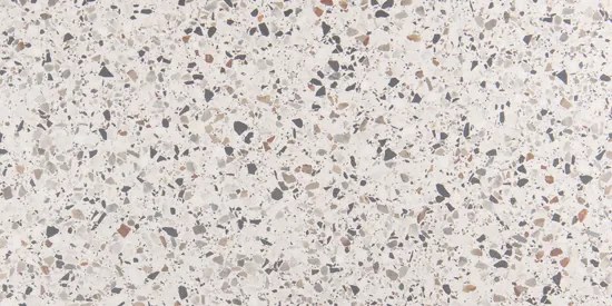 Vtwonen Tegels Terrazzo vloertegel 60x120cm wit gerectificeerd