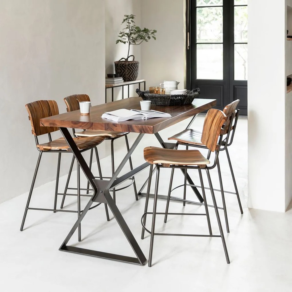 DTP Home Flare Stoere Bartafel Van Suar Hout - 150 X 80cm.