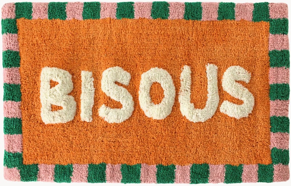 Badmat Bisous van katoen
