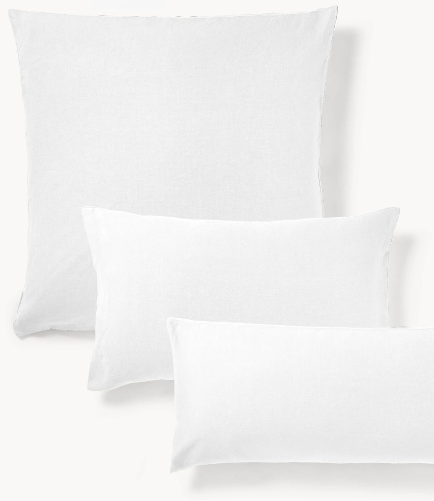 Gewassen linnen kussenhoes Airy