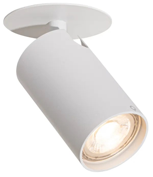 Moderne inbouwspot wit GU10 50mm - Chels
