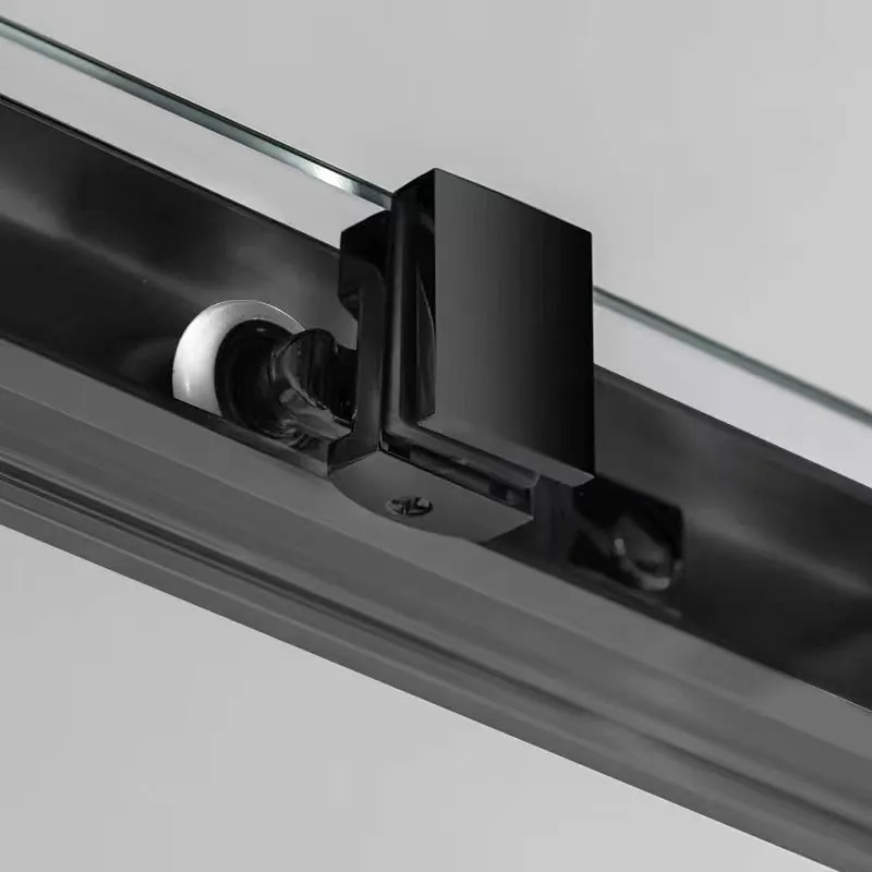 Gelco Sigma douchecabine 110x90cm met helderglas mat zwart
