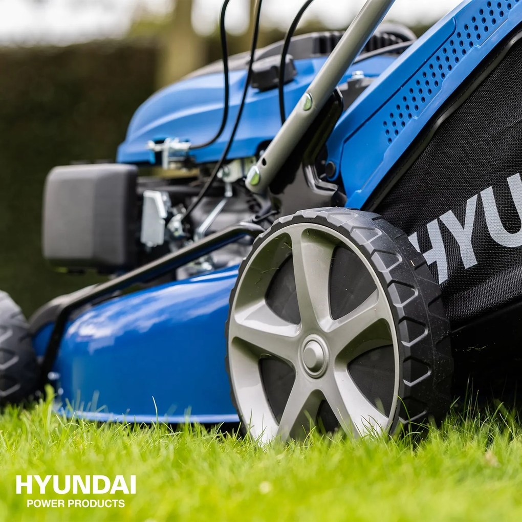 Hyundai Zelfrijdende Benzine Grasmaaier - 51cm  met Elektrische Start