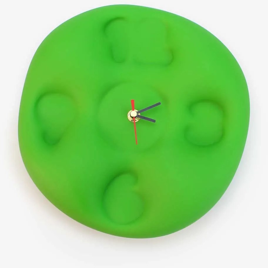 Design Klok - Teun Zwets - Bubble Clock Groen