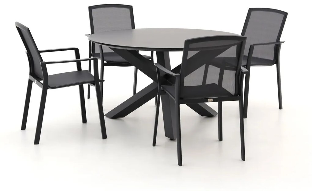 Bellagio Dranera/Ferrone ø 130cm dining tuinset 5-delig