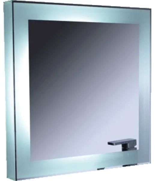 Silkline Cubic Spiegel H50xB50cm 230V rechthoek met verlichting Glas 620118