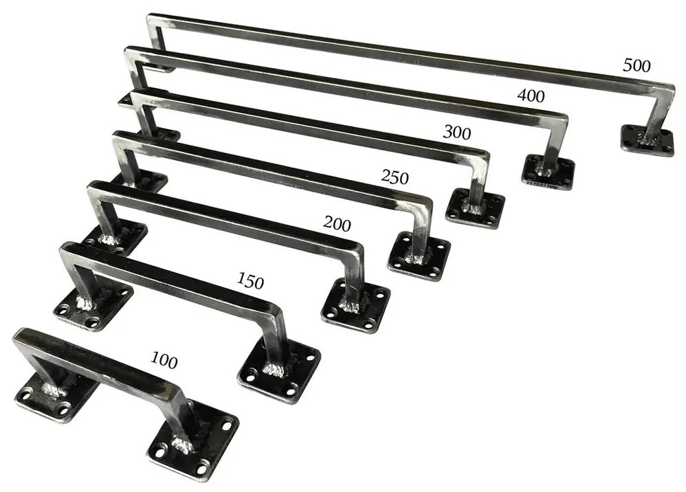 CHYRKA® Handgrepen Zwart Handvat MBG BORYSLAW Handvat - 1 Stuk Wandhandvat Grab Bar Metaal Hout Loft Handgemaakt