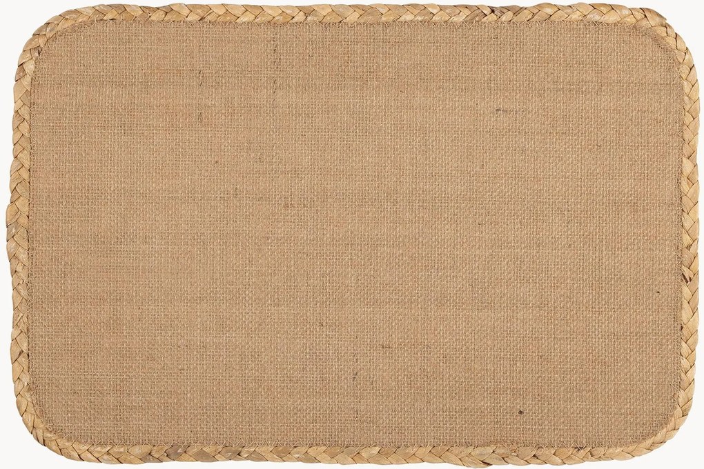 Juten placemats Vanessa, 6-delig