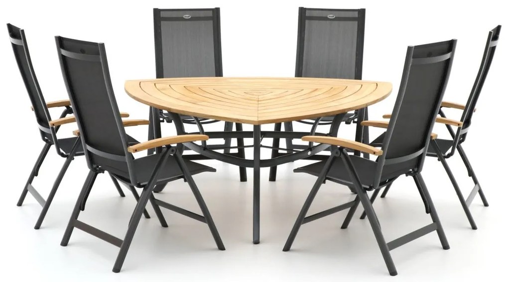Diningset Hartman  | 6 personen | Tuinset teakhout | 7-delig | Kees Smit Tuinmeubelen