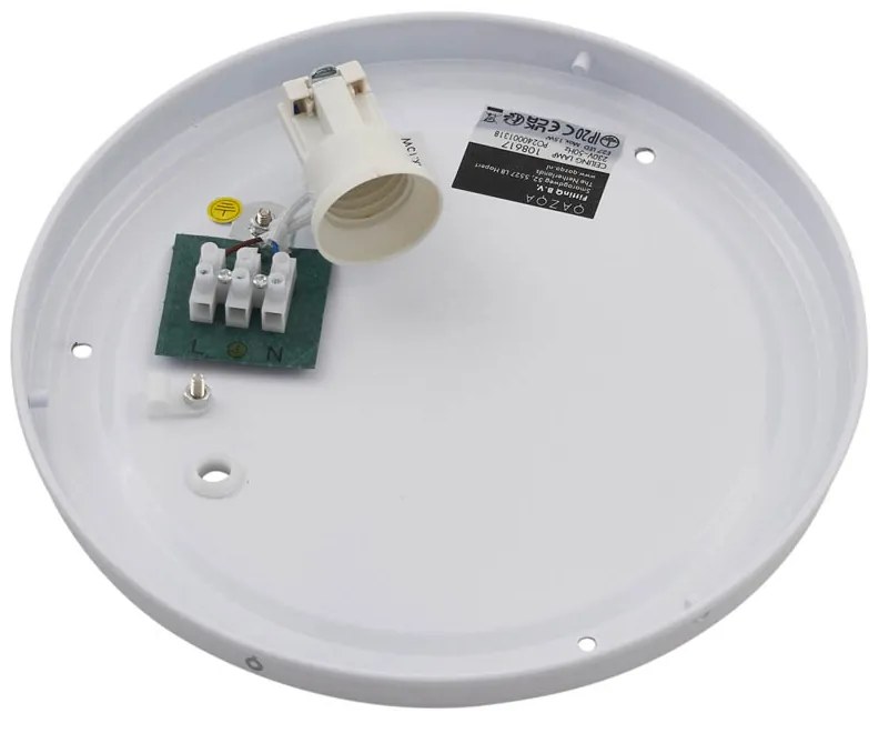 Oosterse plafondlamp rotan 30cm - Trammy