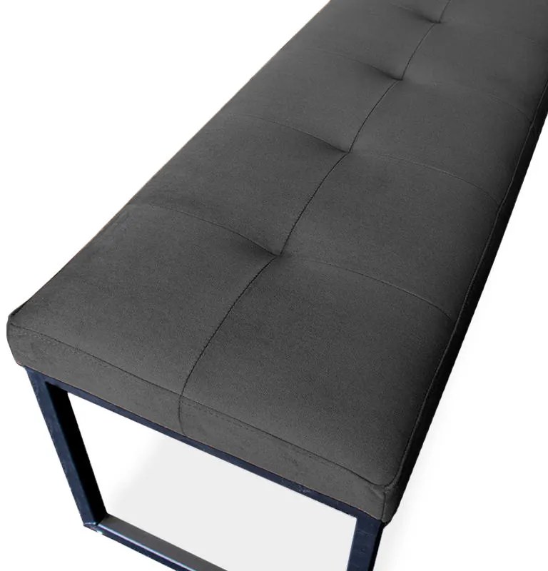 Eetkamerbank - Atlanta - stof Element antraciet 01 - 160 cm