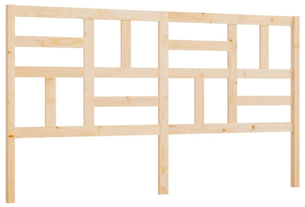 vidaXL Hoofdbord 186x4x104 cm massief grenenhout