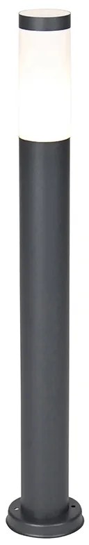 Smart buitenlamp paal antraciet 80 cm incl. Wifi P45 - Rox