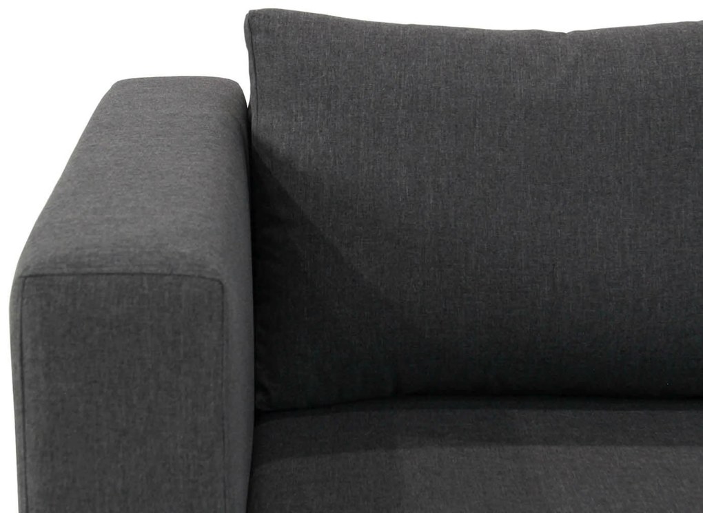 Hoek loungeset 5 personen Aluminium/Outdoor textiel/Aluminium/teak Grijs  Lifestyle Garden Furniture Club