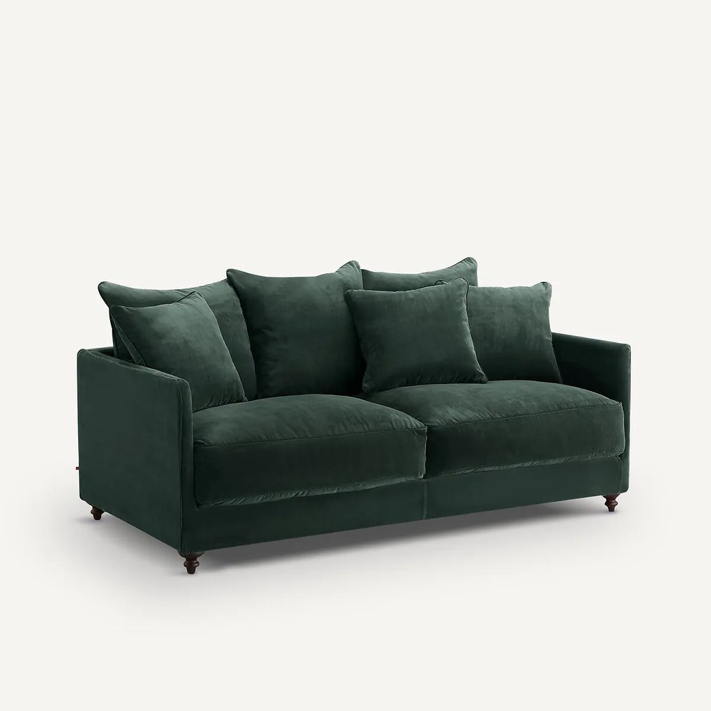 Omvormbare compacte bank in fluweel, Lazare