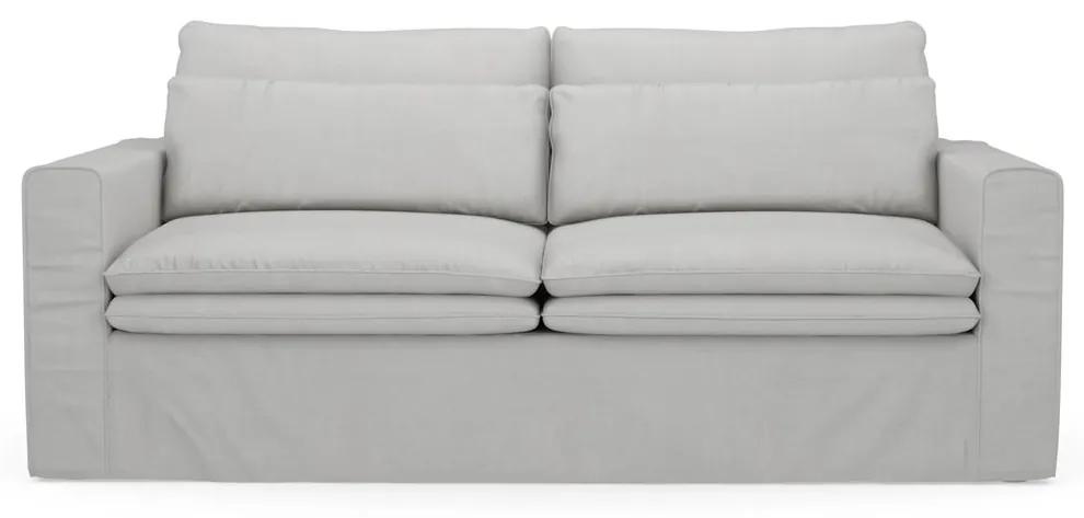 Rivièra Maison - Continental Sofa 2,5 Seater, washed cotton, ash grey - Kleur: bruin