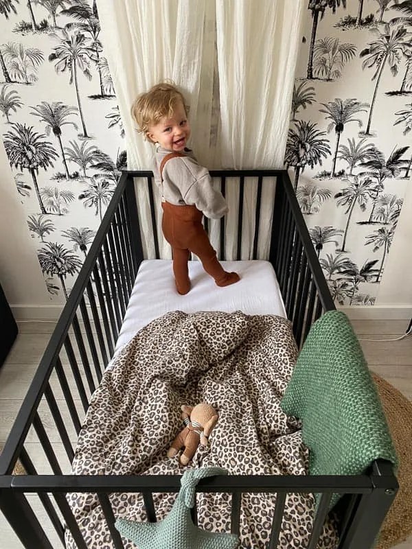 Klippan - Ledikantdeken Wol Domino - Groen