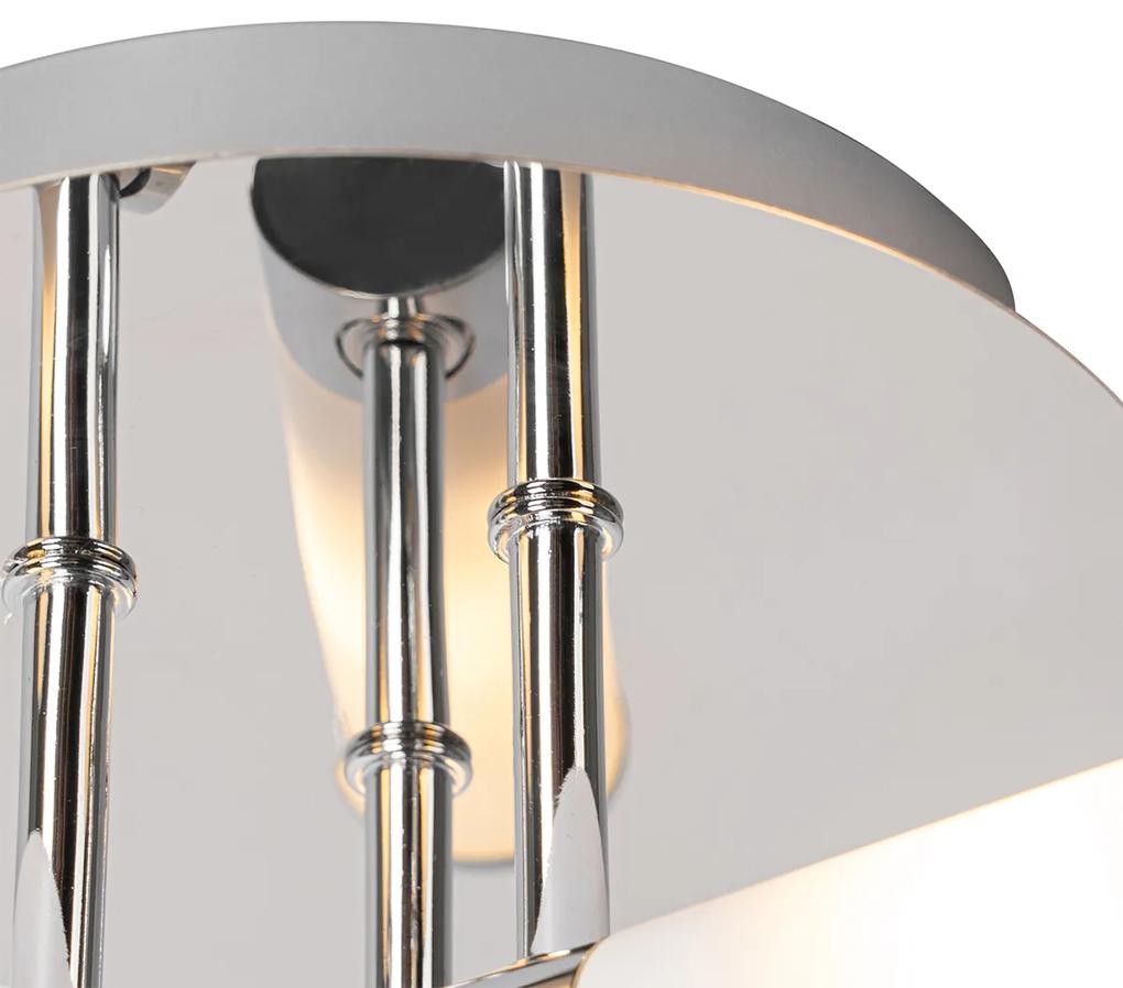 Moderne badkamer plafondlamp chroom 3-lichts IP44 - Bath Modern G9 IP44 rond Lamp