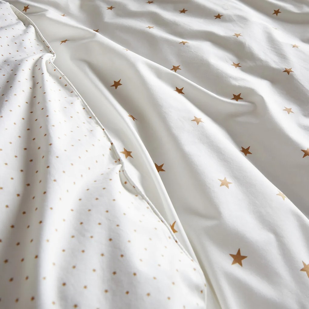 Dekbedovertrek in biologisch perkalkatoen, Stella